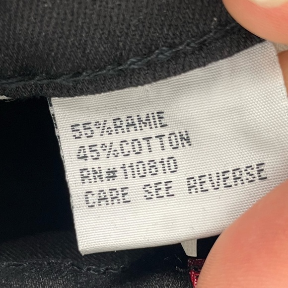 Vintage Milly Jeans Black Studded Y2K  Bell Bottom Flared‎ Denim - Picture 5 of 8